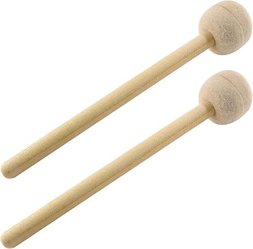 Jiozermi Drum Mallet Wool Felt Sticks, 13.22 Inches