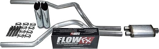Truck Exhaust Kits Dual Exhaust System 2.5 Inch Aluminized