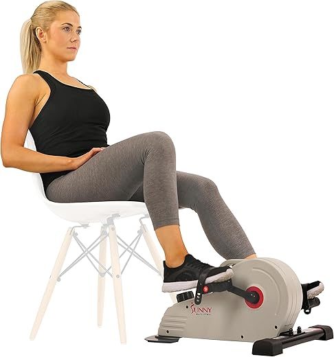 Sunny Health & Fitness Dual Function Under Desk Pedal Exerciser