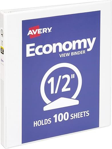 AVERY Economy View 3 Ring Binder (05706)