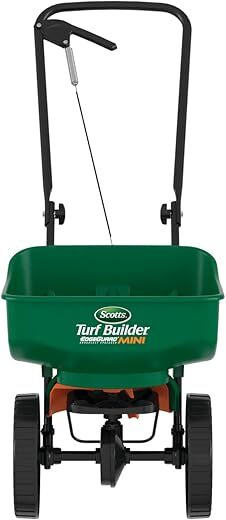 Scotts EdgeGuard Mini Broadcast Spreader, 5,000 sq.ft