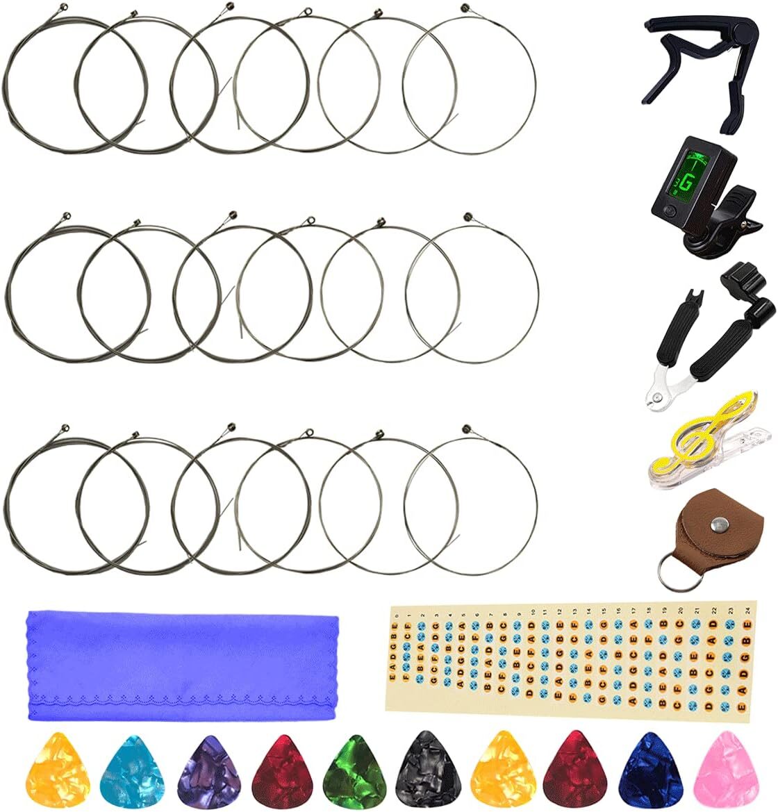 JYsun Electric Guitar Strings And Tools Set