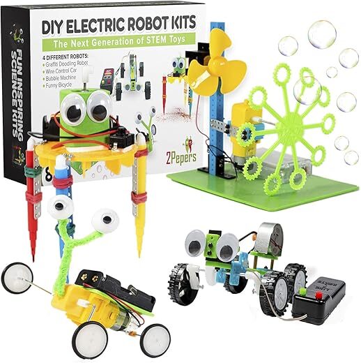 2Pepers Electric Motor Robotic Science Kits For Kids By [Author’s Name]