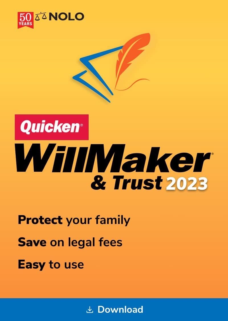 NOLO Estate Planning Software 2023 – Will, Trust, Directive, Power of Attorney