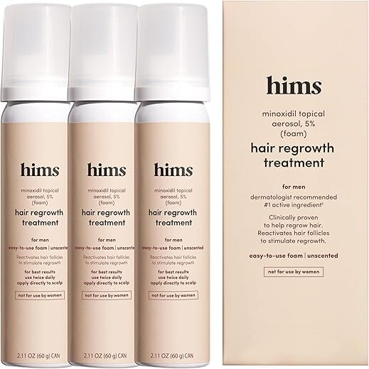 HIMS & HERS Extra Strength Hair Regrowth Treatment Foam