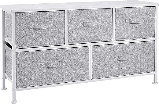 Amazon Basics Extra Wide 5-Drawer Closet Organizer