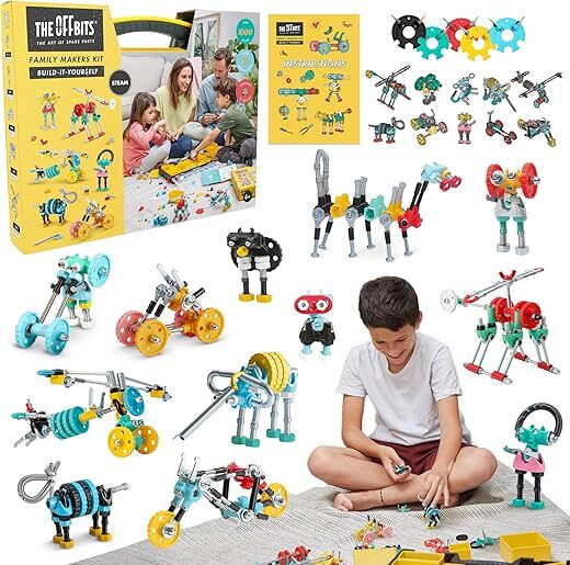 The Off Bits Family Kit Steam Toys, 1000+ Pcs