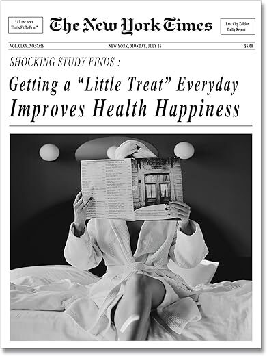 FIHFCBCV Trendy Newspaper Wall Art