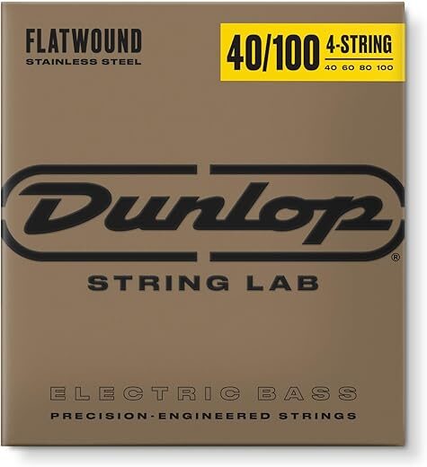 JIM DUNLOP Flatwound Bass Strings 40-100 (DBFS40100)