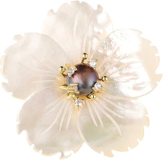 AILONMEI Floral Brooch