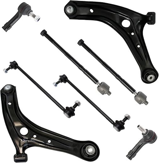 TRQ Front Steering & Suspension Kit Compatible With 2011-2019 Ford Fiesta