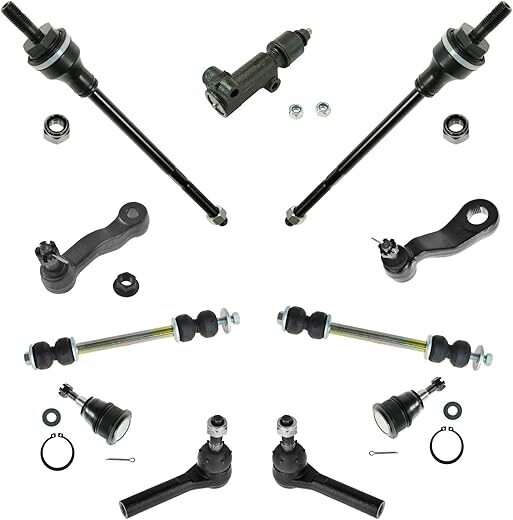 TRQ Front Steering & Suspension Kit Compatible With Chevrolet GMC