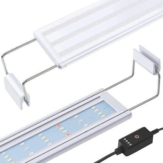 HITOP Full Spectrum LED Aquarium Light – 12-20in