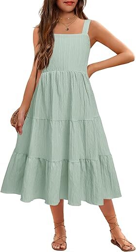 Arshiner Boho Maxi Sundress
