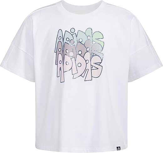 adidas Girls’ Short Sleeve Tee T-Shirt