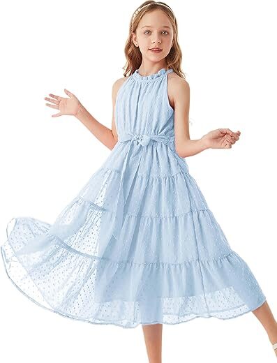 GRACE KARIN Sleeveless Casual A-line Maxi Dress
