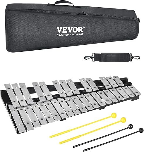VEVOR Glockenspiel Xylophone Bell Kit, 32 Note