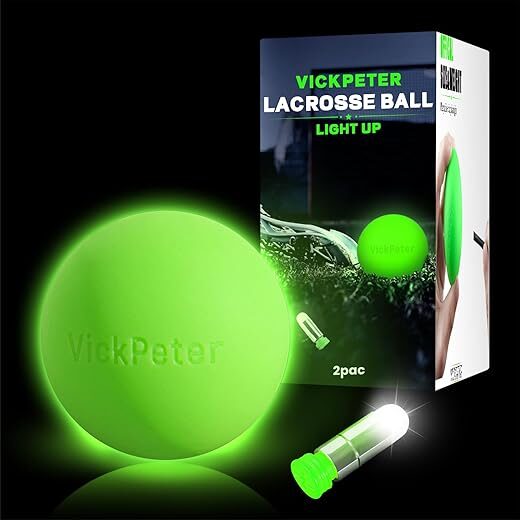 vickpeter Glow In The Dark Lacrosse Balls
