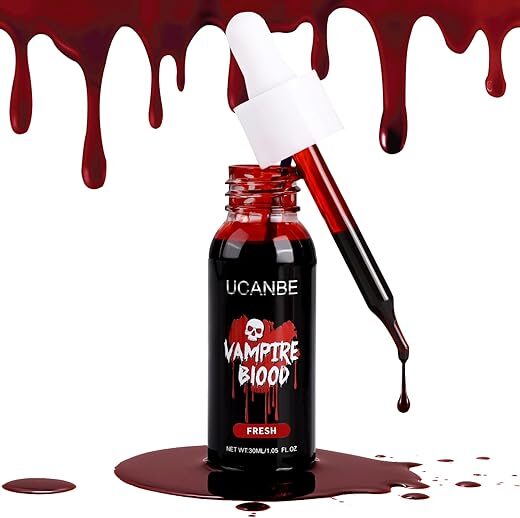 UCANBE Halloween Dripping Fake Blood Makeup Kit
