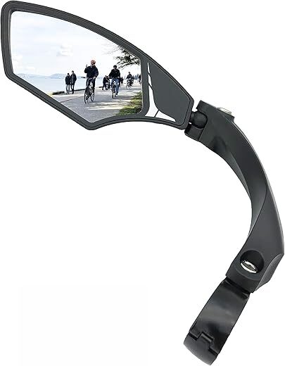 Hafny HD Blast-Resistant E-bike Mirror, Silver