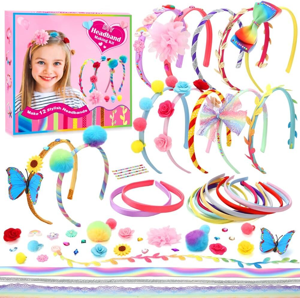 GWAHSA Headband Making Kit For Girls Ages 4-12