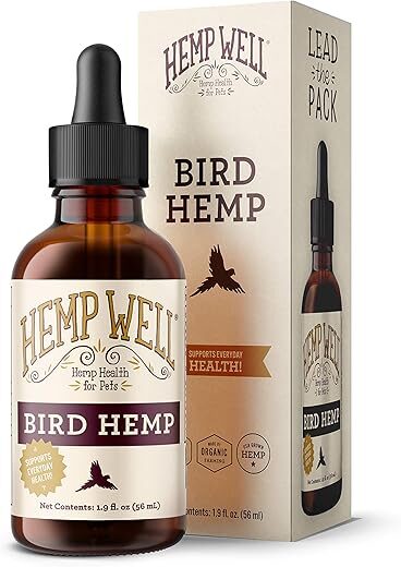 Hemp Well Hemp Oil – 2 Ounces for Birds, Health Support