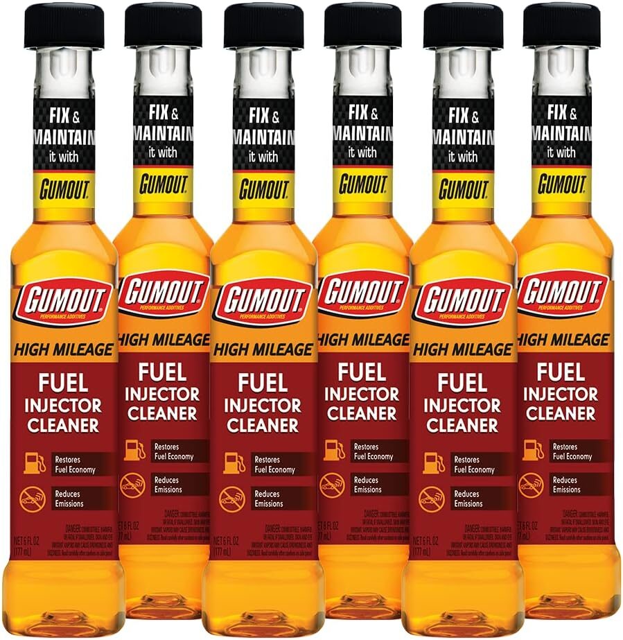 Gumout High Mileage Fuel Injector Cleaner, 6 oz
