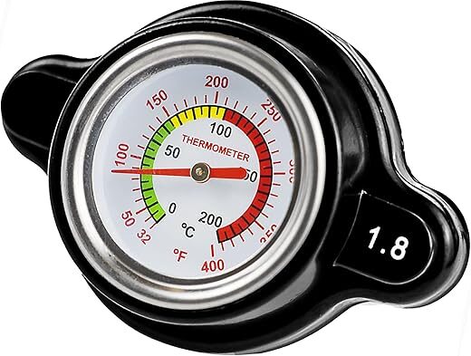 ROVIKE High Pressure Radiator Cap With Gauge