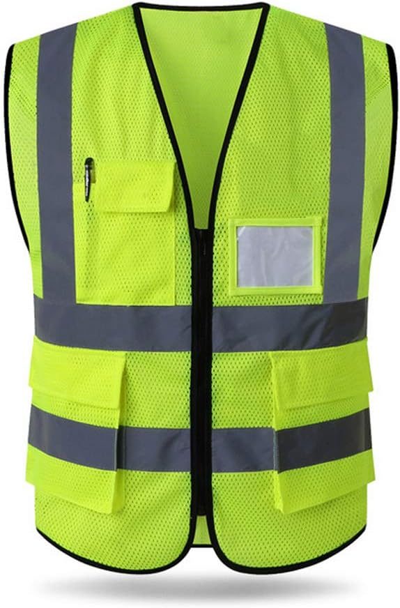 HYCOPROT High Visibility Mesh Reflective Safety Vest
