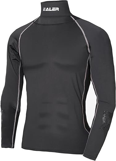 EALER Hockey Compression Shirt with Neck Guard