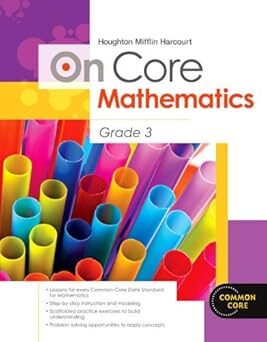 Houghton Mifflin Harcourt On Core Mathematics