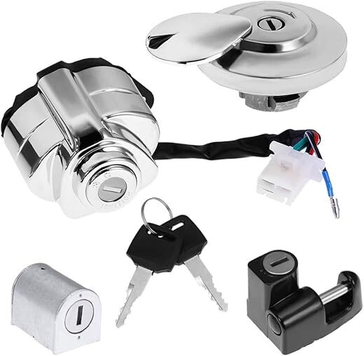 Zreneyfex Ignition Switch Key Set For Honda Shadow