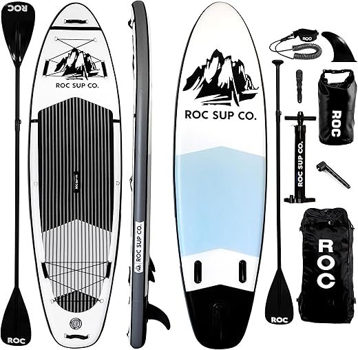 Roc Inflatable Stand Up Paddle Board with Accessories