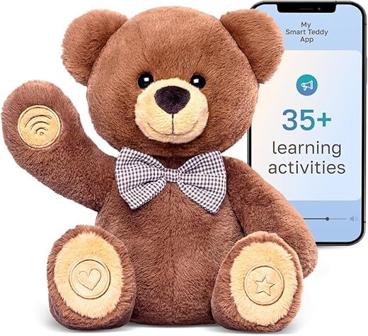Smart Teddy Interactive Educational Toy: 35+ Learning Activities