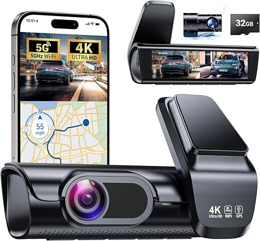 OVAMAN K600 4K Dash Cam With GPS