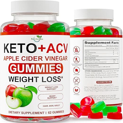 Nutribolidos Keto ACV Advanced Weight Loss Gummies