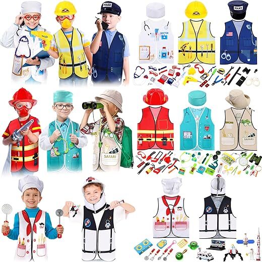 Shihanee Kids Dress Up Clothes Set 8WZ4