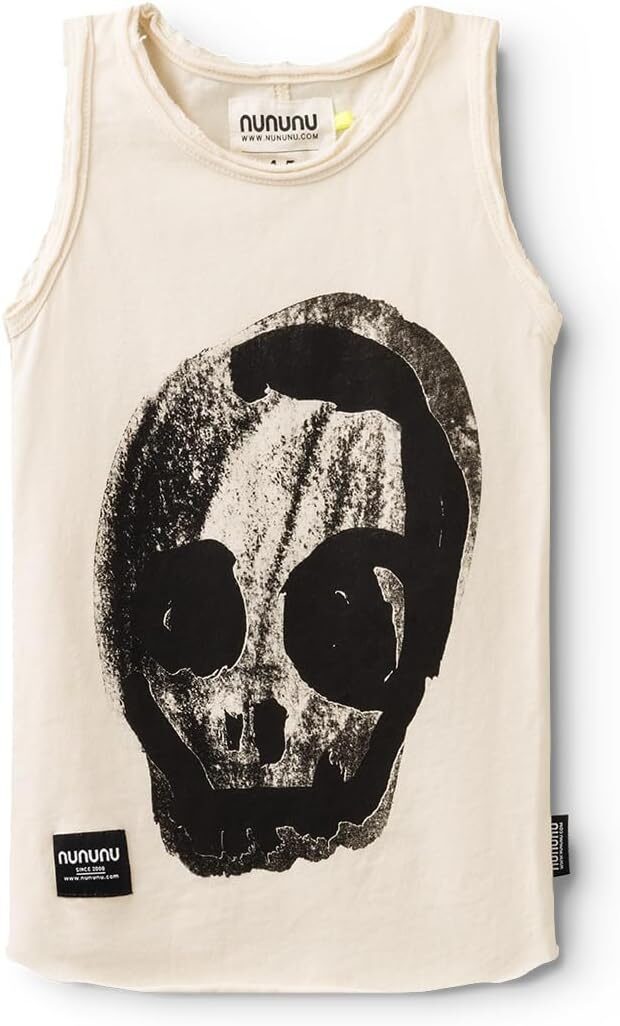 NUNUNU 100% Cotton Fun Print Sleeveless Tank Top