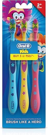 Oral-B Kids Toothbrush, Extra Soft, 3-Pack