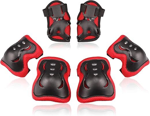 BOSONER Kids/Youth Knee Elbow Pads Protective Gear Set
