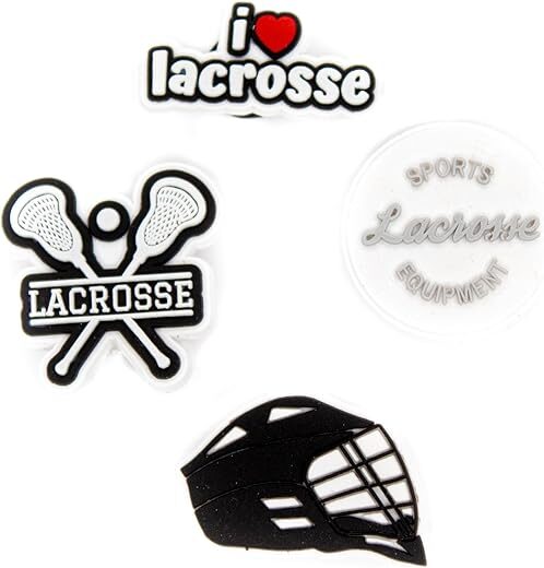 VXUS-Co. Lacrosse Jibbitz 4 Piece Set