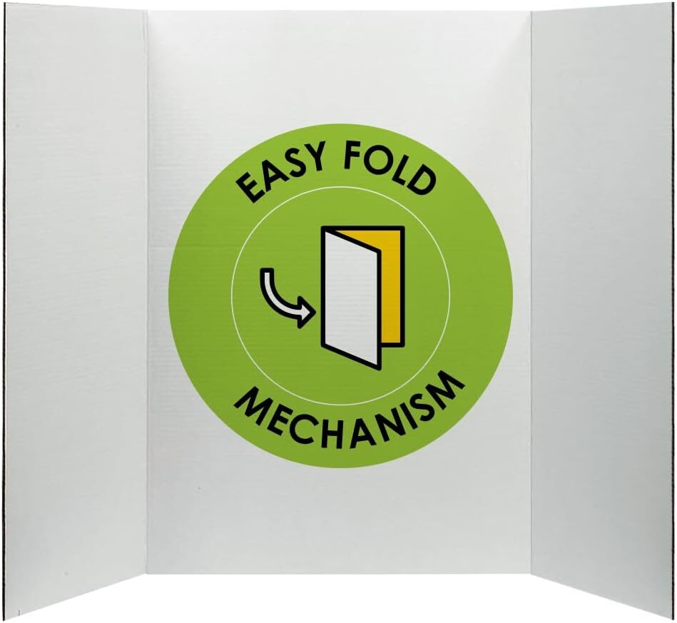 DESK TECH Large Tri-Fold 36″x48″ Presentation Board