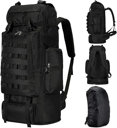 Unineovo Large Waterproof Tactical Hiking Backpack