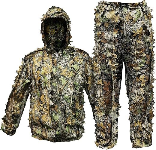 Runpon Leafy Ghillie Suit with Accessories