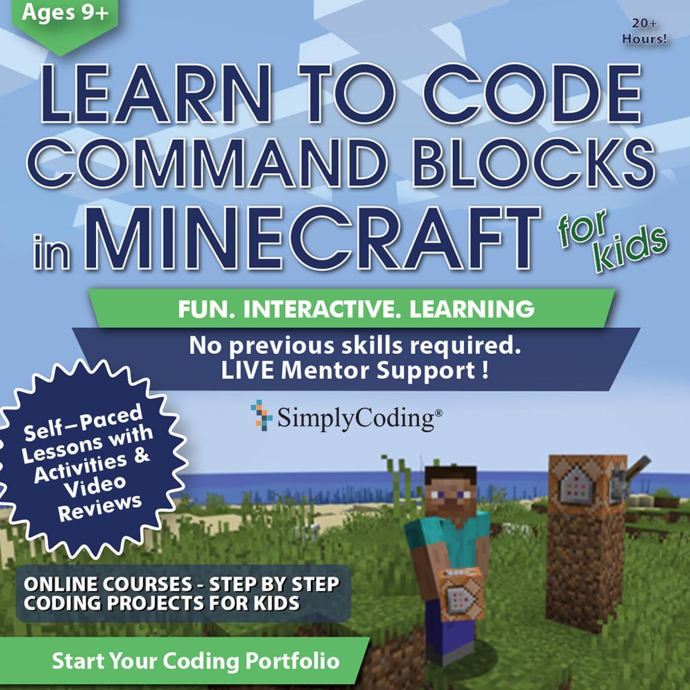SimplyCoding Learn Minecraft Command Blocks Coding for Kids