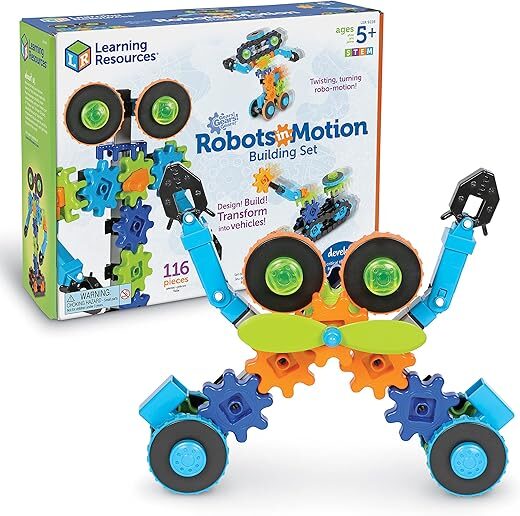 Learning Resources Gears! Gears! Gears! Robots In Motion Building Set