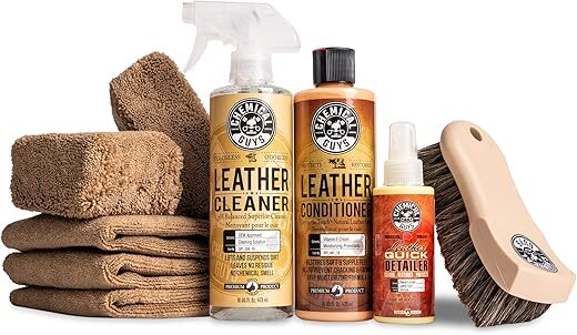 Chemical Guys Leather Cleaner And Conditioner Detailing Kit