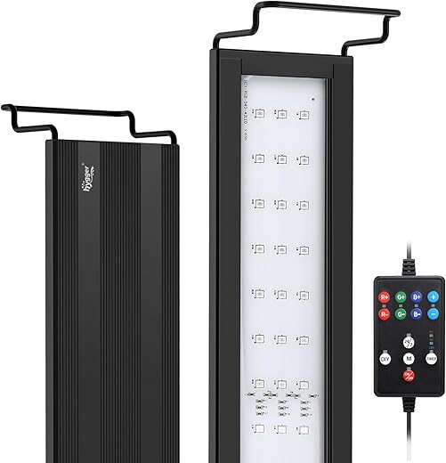 hygger LED Aquarium Light, 18W Full Spectrum Timer