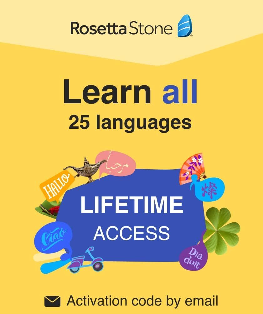 Rosetta Stone Lifetime Access to 24 Languages Online