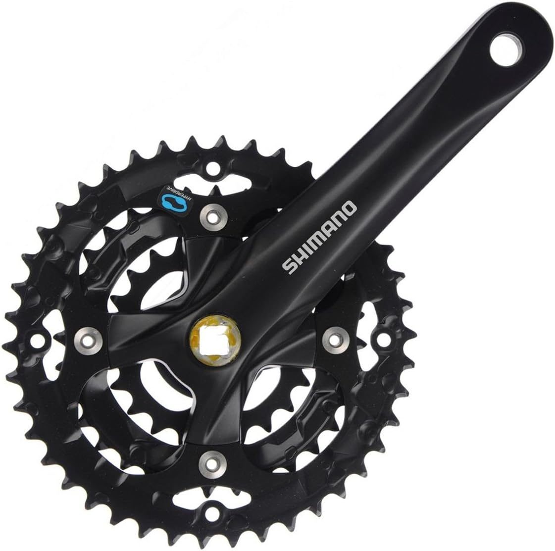 SHIMANO M361 Hybrid Crankset (Black)